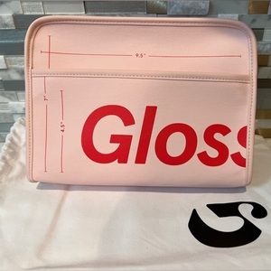 New Glossier Pink Makeup Bag